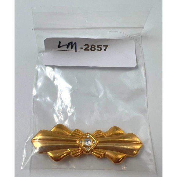 Brooch Bow Pin Gold Women Jewelry - Picture 3 of 3